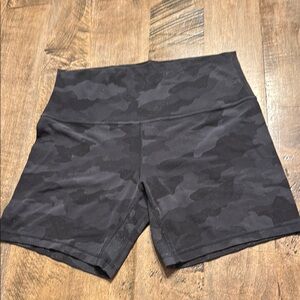 Lululemon Athletica Black Bike Shorts with Stretchy Fit